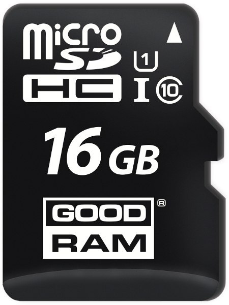 KARTA PAMIĘCI microSD GOODRAM UHS1 CL10 16GB + ADAPTER 100MB