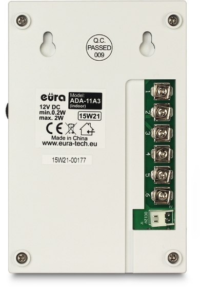 Zestaw domofonowy EURA ADP-11A3 / DIN15W12 + elektrozaczep