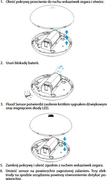 FIBARO flood sensor (czujnik zalania) FGFS-101