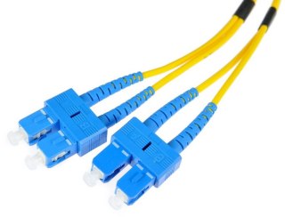 PATCHCORD ŚWIATŁOWODOWY SM 5M DUPLEX 9/125, SC/UPC-SC/UPC 3MM