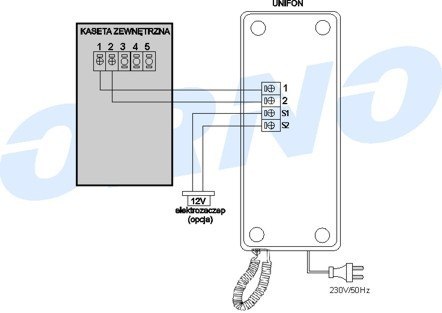 DOMOFON ORNO OR-DOM-RL-901/RL-3208A