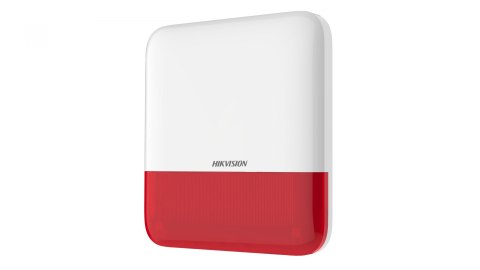 HIKVISION Zewnętrzny sygnalizator alarmowy AX PRO DS-PS1-E-WE/red