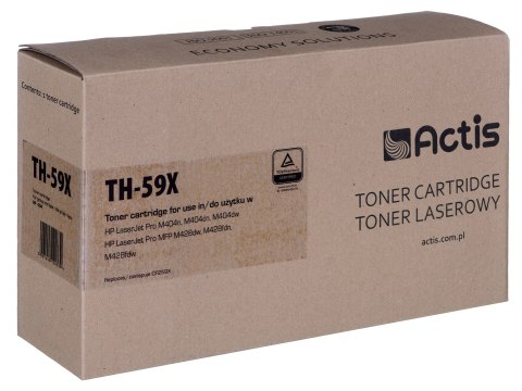 Toner Actis TH-59X (zamiennik HP CF259X; Supreme; 10000 stron; czarny). Z chipem. Zalecamy wyłączenie aktualizacji oprogramowani