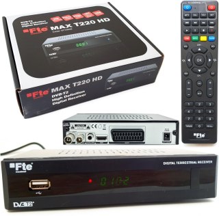 Tuner FTE T220 MAX H.265 DVB-T/T2