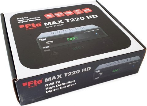 Tuner FTE T220 MAX H.265 DVB-T/T2