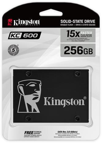 Dysk SSD KINGSTON KC600 256GB SATA3 2.5cala 550/500 MB/s