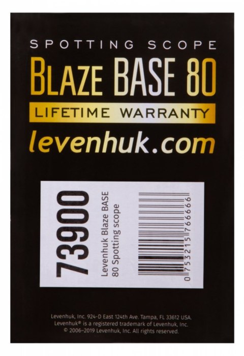 Luneta Levenhuk Blaze BASE 80