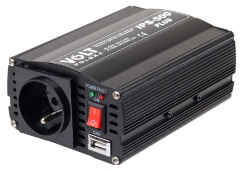 PRZETWORNICA VOLT POLSKA IPS-500 PLUS 12V / 230V 350/500 W