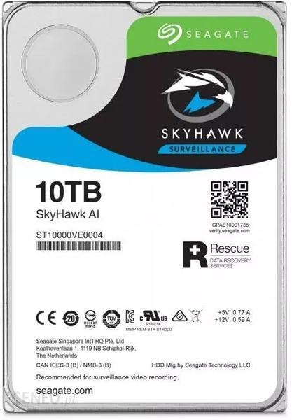 DYSK SEAGATE SkyHawk AI ST10000VE001 10TB