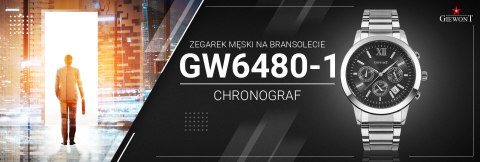 Zegarek Męski GIEWONT GW6480-1 Chronograf