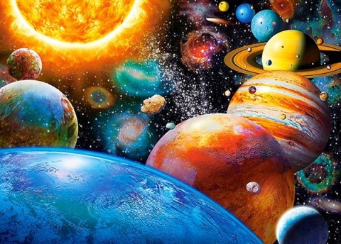 CASTORLAND Puzzle 180el. Planets and their Moons - Planety i ich księżyce