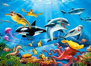 CASTORLAND Puzzle 200el. Tropical Underwater World - Tropikalny Podwodny Świat