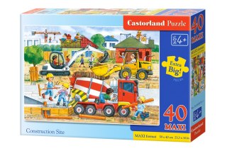 CASTORLAND Puzzle 40el. Maxi Construction Site - Plac budowy