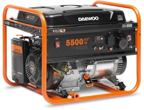 ZESTAW AGREGAT PRĄDOTWÓRCZY DAEWOO GDA 6500 5.0kW + 2x GENERATOR OIL SAE 10W-30 DWO 600