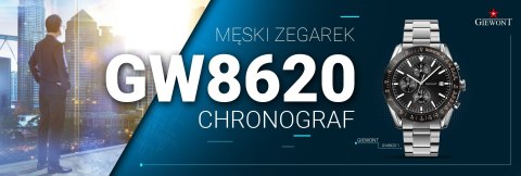 Zegarek Męski GIEWONT GW8620-1 Chronograf