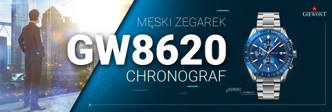 Zegarek Męski GIEWONT GW8620-2 Chronograf