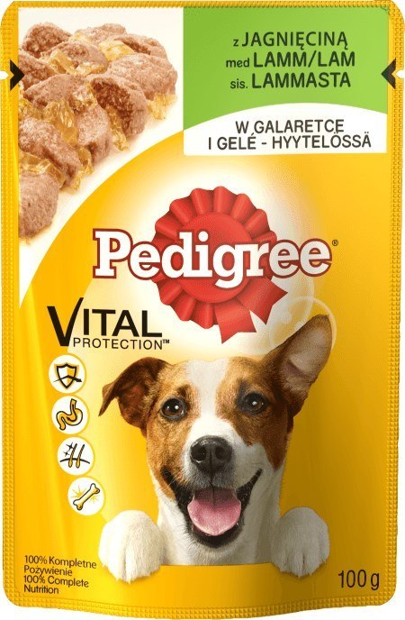 PEDIGREE Jagnięcina w galaretce 100g