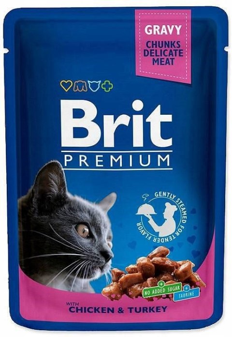 Brit Cat Pouches 1200g Family Plate (12x100g)