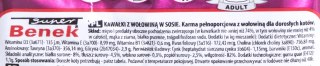 CERTECH Super Benek saszetka dla kota z wołowiną w sosie 100g