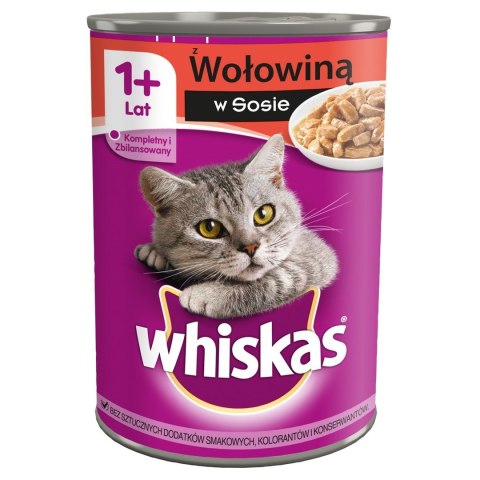 Karma whiskas Wołowina w sosie (0,40 kg )