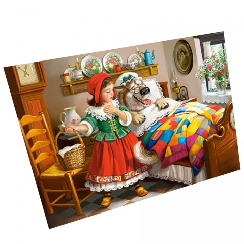 CASTORLAND Puzzle 120el. Little Red Riding Hood - Czerwony Kapturek