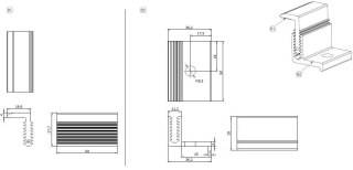 KLEMA KOŃCOWA REGULOWANA 30-42,5x50 CZARNA, Y_KK0037U