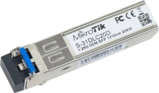 MODUŁ SFP MIKROTIK S-31DLC20D 1.25G SM 20km 1310nm