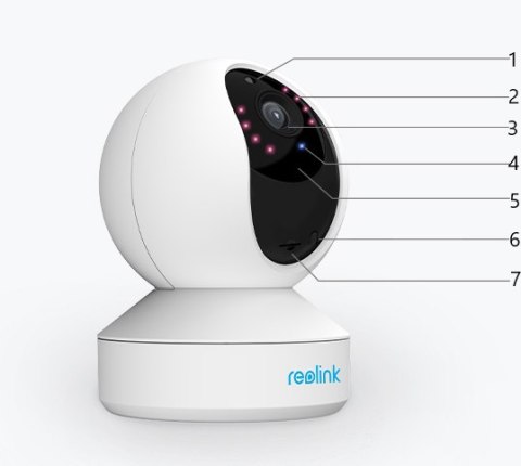 Kamera IP Reolink E1 Pro-V2 4MP Wi-Fi IR 12m