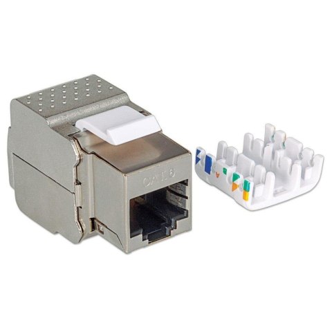 Moduł Keystone Intellinet RJ45 FTP Cat.6 beznarzędziowy metalowy Moduł Keystone Intellinet RJ45 FTP Cat.6 beznarzędziowy metalowy