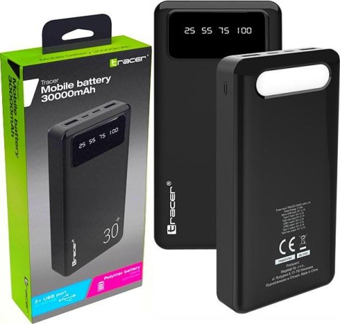 Power bank TRACER 30000mAh 2.1A TRABAT47064