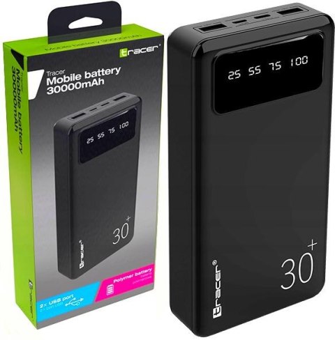 Power bank TRACER 30000mAh 2.1A TRABAT47064