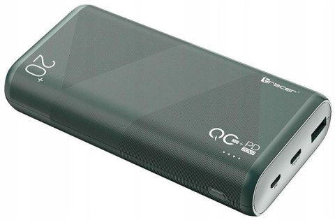 Power bank TRACER KORI 20000mAh QC3.0-PD20W GR green TRABAT47095