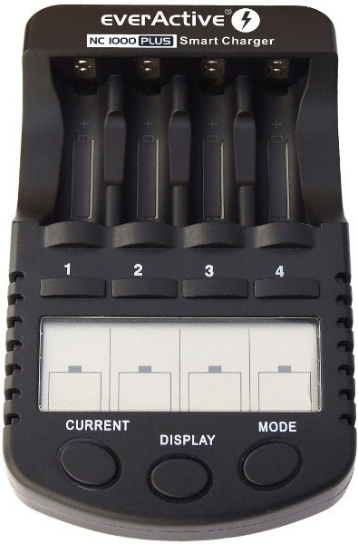 Ładowarka procesorowa everActive NC-1000 PLUS do akumulatorków AA/AAA