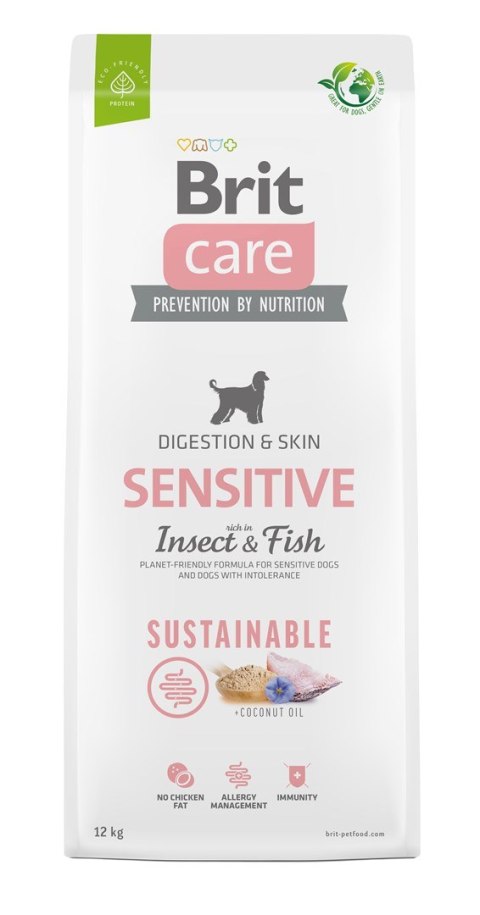 Brit Care Sustainable Sensitive Insect Fish 12kg