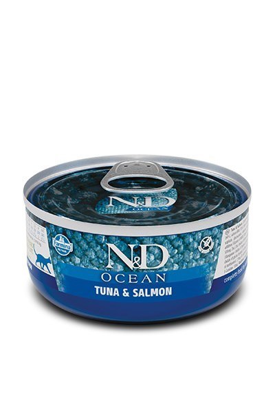 FARMINA N&D CAT OCEAN TUNA AND SALMON 70g