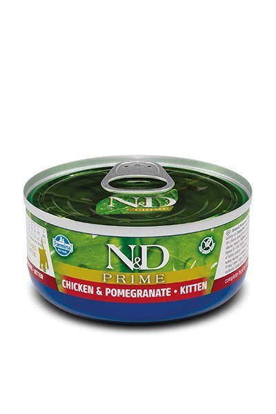 FARMINA N&D CAT PRIME CHICKEN&POMEGRANATE KITTEN 70g