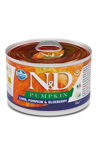 FARMINA N&D DOG LAMB&PUMPKIN&BLUEBERRY ADULT 140g