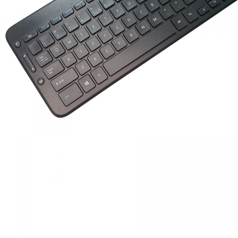 Klawiatura bezprzewodowa Microsoft All-in-One Media Keyboard z touchpadem USB czarna