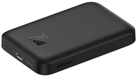 Baseus Magnetic Mini | Power Bank 6000mAh 20W z ładowaniem bezprzewodowym MagSafe BLACK