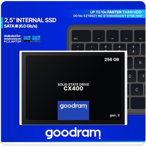 DYSK SSD GOODRAM CX400 G2 256GB SATA3