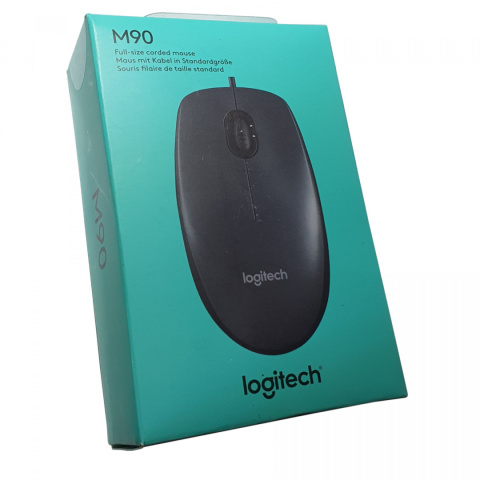 Mysz przewodowa Logitech Optyczna M90 czarna