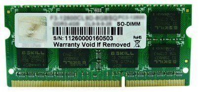 G.SKILL SO-DIMM DDR3 8GB 1333MHZ CL9 1,5V F3-1333C9S-8GSA