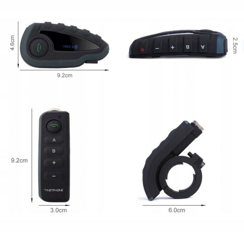 INTERKOM INTERCOM MOTOCYKLOWY V8