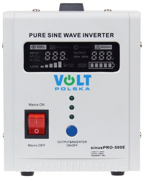 PRZETWORNICA VOLT POLSKA SINUSPRO-500E 12V 300/500W