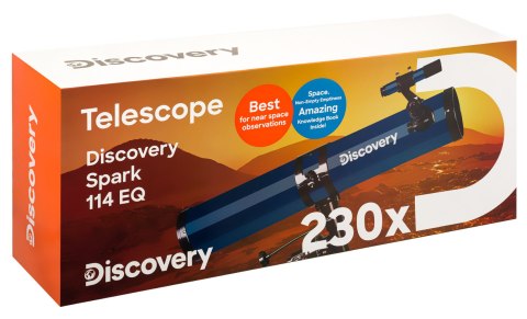 (BG) Teleskop Discovery Spark 114 EQ z książką