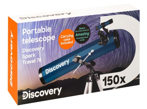 (CZ) Teleskop Discovery Spark Travel 76 z książką