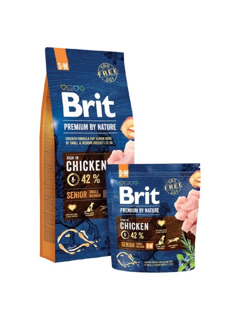 Brit Premium By Nature Senior S+M 15kg