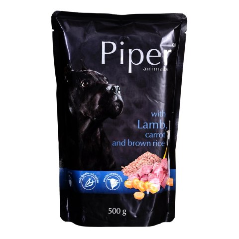 DOLINA NOTECI Piper Animals z jagnięciną - mokra karma dla psa - 500g