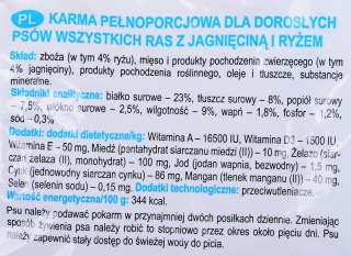 DOLINA NOTECI Rafi z jagnięciną dla psa 10kg