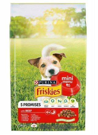 FRISKIES MINI MENU Wołowina, warzywa 1,5kg